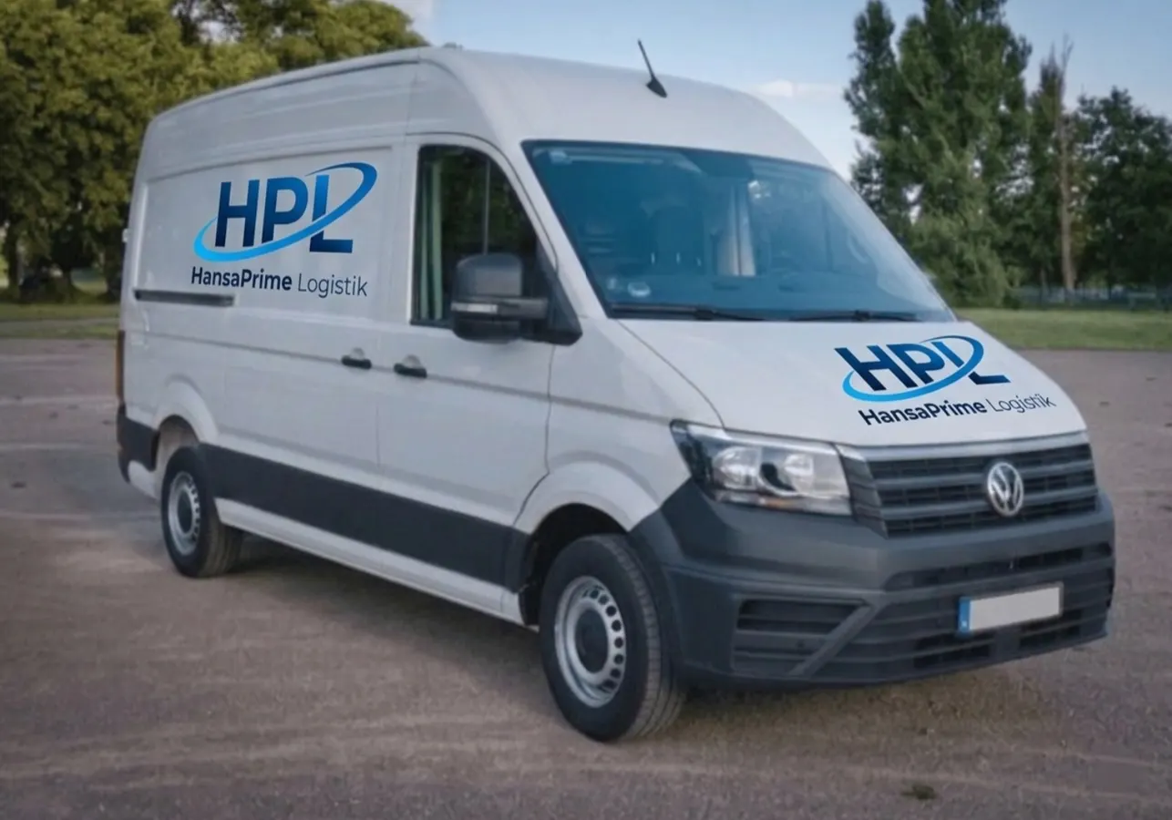 HansaPrime Logistik Sprinter im urbanen Hamburg
